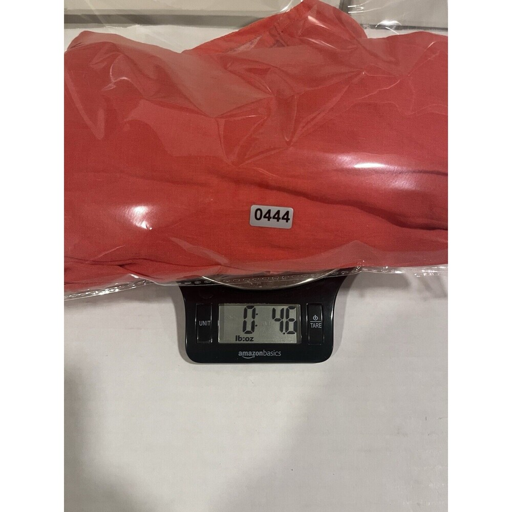 NINE WEST Women L Pink Short Sleeve Top Embroidered Pleated Boho Peasant Hippie - Picture 11 of 11